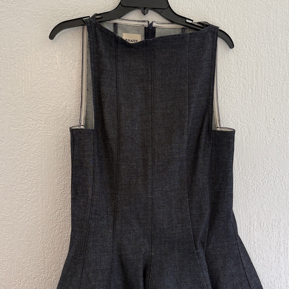KHAITE Mags Denim Dress - Picture 4 of 7